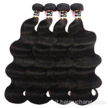 Cuticole allineato Human Hair Weave Bundle Wholesale Ally Remy Hair Extension Vergine Body Wave peruvano Bundle Human Hair Bundle Venditore